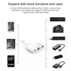 NK-107 3 in 1 8 Pin Male to USB + 1000M Ethernet + 8 Pin Power Female Adapter