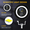 S11 Motorcycle Gourd Eye Lens Spotlight, Style:Blue Light Circle