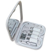 HE-C098 Multi-Functional USB Adapter Charging Cable Kit With Makeup Mirror & Phone Holder(White)