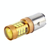 BA20D 10W 1000 LM Car Headlight Lights with 28 SMD-3030 LED Lamps, DC 12V(Gold Light)