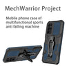 For Samsung Galaxy S25 Ultra 5G Armor Warrior Shockproof PC + TPU Phone Case(Blue)