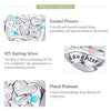 925 Sterling Silver Love Heart Beaded DIY Bracelet Accessories