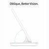 Z5A QI Vertical Magnetic Wireless Charger for Mobile Phones & Apple Watches & AirPods / Samsung Galaxy Buds / Huawei Free Buds, with Touch Ring Light (Black)