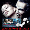 4 PCS Halloween Decoration Vampire Teeth Retractable Zombie Teeth,Packaging: OPP