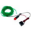 EL Cold Green Light Waterproof Flat Flexible Car Strip Light with Driver for Car Decoration, Length: 5m(Green)
