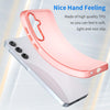 For Samsung Galaxy A35 5G Frosted Translucent TPU Hybrid PC Full Coverage Phone Case(Red)