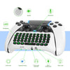 For PS5 JYS-P5172 Gamepad Wireless Bluetooth External Keyboard, Without Gamepad(Black)