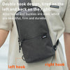 Yesido WB33 Casual Business Chest Bag Oxford Cloth Shoulder Messenger Bag (Black)