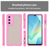 For Samsung Galaxy A56 5G Armor Glaze PC Hybrid TPU Phone Case(Pink)