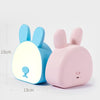 Cute Rabbit Night Light USB Charging Bedroom Bedside Sleeping Eye Protection Lamp(Pink)
