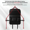 4041 Napa Texture Leather Car Seat Back Storage Bag Folding Dining Table(Black)