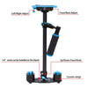 YELANGU 38.5-61cm Carbon Fiber Handheld Stabilizer for DSLR & DV Digital Video & Cameras, Capacity Range 0.5-3kg(Blue)