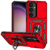 For Samsung Galaxy S25 5G Sliding Camshield Holder Phone Case(Red)