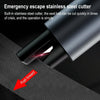 Multifunctional Vehicle Mounted Safety Hammer Car Window Breaker(Navy Cyan)