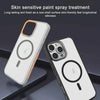 For iPhone 13 Pro Max Frosted Translucent Side Ice Fog Cooling MagSafe Phone Case(Light Purple)