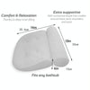 3D Breathable Mesh Bathtub Pillows for Neck Head and Back Support With 6 Suction Cups