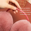 Winter Women Cute Earmuffs Soft Fluffy Warm Earmuffs Adult Children Students Ear Warmer, Size: 16cm Medium(Black)