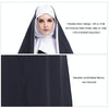 Halloween Costume Women Nun Missionary Cosplay Clothing, Size:L, Bust:108cm, Dress Length:144cm, Shoulder Width:40cm