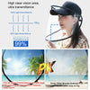 Anti-Saliva Splash Anti-Spitting Anti-Fog Anti-Oil Protective Baseball Cap Mask Removable Face Shield(Black)