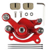 Motorcycle Disc Brake Caliper Pads For ATV Harley 49CC Trotting Red Left Accessory Kits