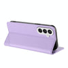 For Samsung Galaxy A25 5G Global Embossed Multi-functional Wallet Retro Leather Phone Case(Light Purple)