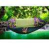 Outdoor Camping Mosquito-Proof Shade Hammock Parachute Cloth Printed Mosquito Net Hammock, Size: 275X145cm(Maple Leaf)
