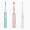 DELIPU Electric Toothbrush Rechargeable Sonic 5-Speed Adjustment Children Adult Household Waterproof Soft Hair Whitening Toothbrush USB Charging Cable (White)