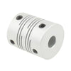 CNC Stepper Motor Flexible Coupling Coupler (6.35x6.35mm)(Silver)