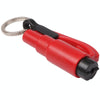 3 in 1 Car Emergency Hammer / Key Chain / Knife Broken Glass Portable Tool(Red)