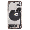 iPhone XS Gold Back Cover Assembly with Side Keys & Wireless Charging
