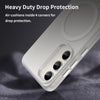 For Samsung Galaxy S23 5G MagSafe Frosted Translucent TPU + PC Full Coverage Phone Case(White)