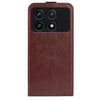 For Xiaomi Redmi K70 R64 Texture Single Vertical Flip Leather Phone Case(Brown)