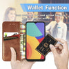 For Alcatel 1S 2021 Cubic Grid Pressed Horizontal Flip Magnetic PU Leather Case with Holder & Card Slots & Wallet(Grey)