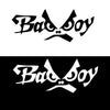 10pcs Bad Man Car Modification Sticker(Black)