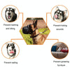 Leather Dog Muzzle, Anti-Bark, Breathable, Black (35-50cm)