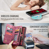 For Samsung Galaxy S25+ 5G CaseMe 008 Detachable Multifunctional Leather Phone Case(Wine Red)
