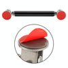 2 PCS Car Modification Adhesive Surrounded Rod Lever Front and Rear Bars Fixed Front Lip Back Shovel, Length: 10cm(Black)
