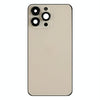 iPhone 14 Pro Max Back Cover Gold - Card Tray & Side Keys