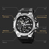 SKMEI 2031 Multifunctional Outdoor Waterproof Chronograph Men Sports Watch(Silver)