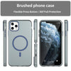 For iPhone 11 Pro Max MagSafe Frosted Translucent TPU + PC Full Coverage Phone Case(Dark Blue)