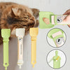 Cat Strip Squeezer Feeder Spoon - Green