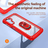 For Samsung Galaxy A56 5G TPU + PC Lens Protection Phone Case with Ring Holder(Red)