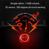 Bicycle Smart Taillight Anti-theft Alarm Brake Warning Light, Model: WL03C Remote Control