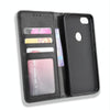 For Alcatel 1V (2019) with Fingerprint Hole Magnetic Buckle Retro Crazy Horse Texture Horizontal Flip Leather Case with Holder & Card Slots & Photo Frame(Black)