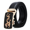 Dandali Casual Men Automatic Buckle Belt Business Soft Leather Pants Band, Length (cm): 115cm(ZD-18)