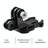 TELESIN GP-MTB-T02-BK Sports Camera Double Head J-Buckle Backpack Quick Release Conversion Accessory