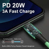 ENKAY Hat-Prince ENK-CB209 PD 20W 3A Type-C to 8 Pin Silicone Data Sync Fast Charging Cable, Cable Length: 1.2m(Pink)