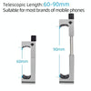 XILETU XJ-8 Aluminum Alloy Camera Head Tripod Mobile Phone Clip(Blue)