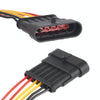 10pcs 6P Car Waterproof Plug Car Connector Plug-In, Length10cm