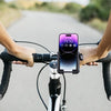 YYS-615 Motorcycle Bicycle Semi-Wrapped Riding Navigation Cell Phone Holder(Black+Orange)